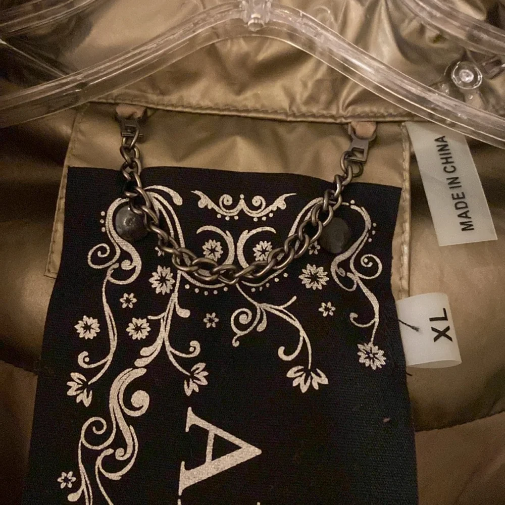 ANORAK Metallic Rain Coat. Sz. XL - Picture 11 of 15